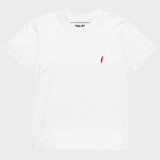 white & red ralph tee - kids