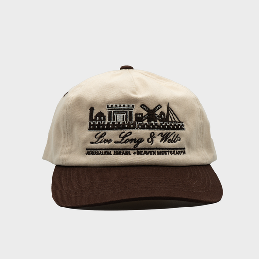 LIVE LONG & WELL Jerusalem Skyline 5-Panel